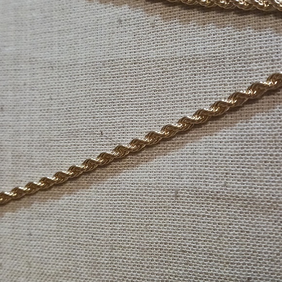 Gold Vermeil Vintage Italian 1999 50 Euro cent coins necklace. - Picture 3 of 5